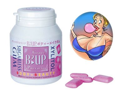 Chewing Gum Increases Breasts