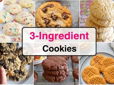 25 Quick and Easy 3-Ingredient Cookies